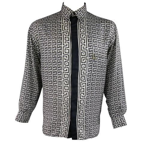 versace classic v2 shirt|versace fitted shirts for men.